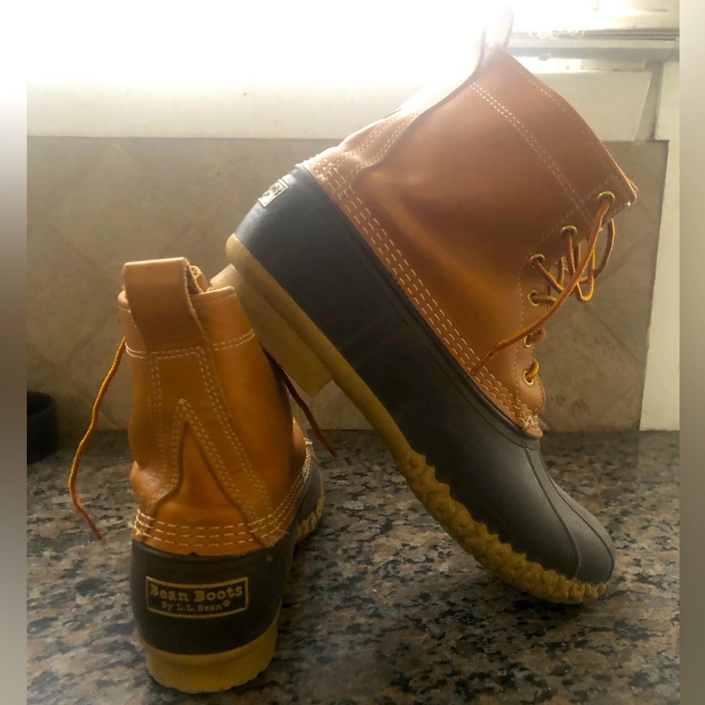 LL Bean duck boots men’s sz 12 US excellent condition